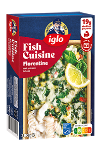 Iglo Fish Cuisine Florentine