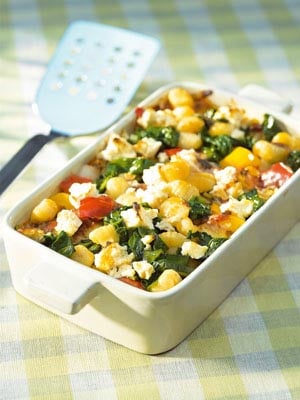 Spinaziegratin met kaas