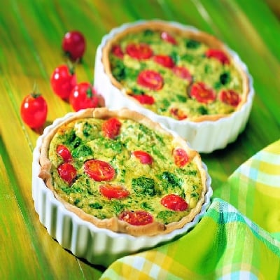spinazie quiche
