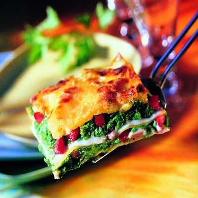 Spinazie lasagne