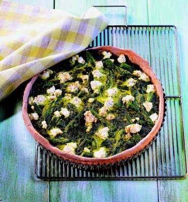 Spinazie ricotta quiche